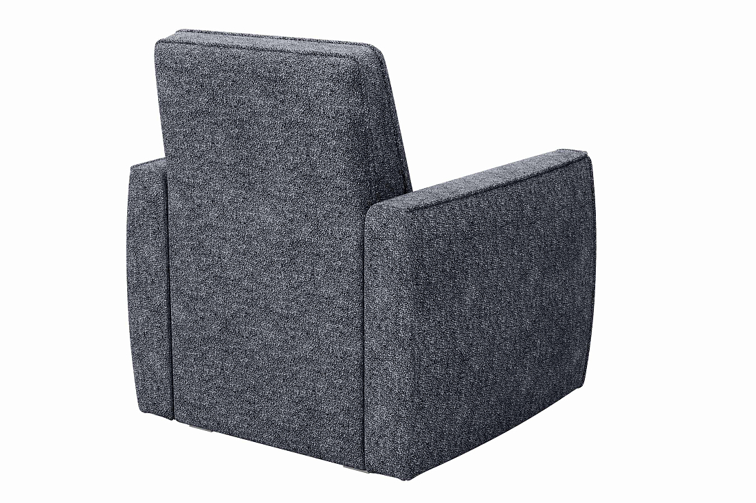 Женева / кресло для отдыха велюр bubble 19 темно-серый